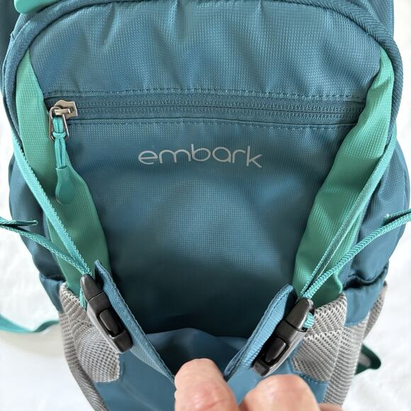 Embark 14 L Hydration Backpack Padded Shoulder Straps Turquoise Teal *Read* - Picture 4 of 16